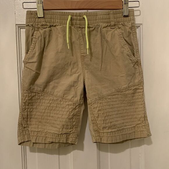 Dkny Other - DKNY Boys Shorts Tan Beige Pockets Drawstring 100% Cotton Casual Small
